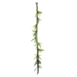 Galho Longo Samambaia Verde Cítrico/Verde Oliva 180cm