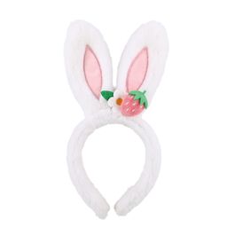 Tiara Orelhas De Coelho E Cenoura Cor Branco